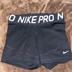 Nike Pro Women's Athletic Black Shorts